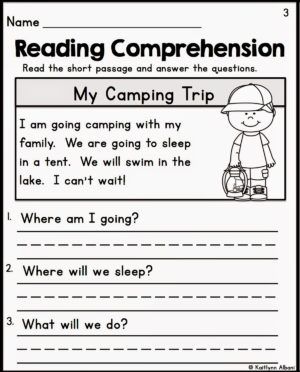Free Printable Worksheets For 1st Grade Reading