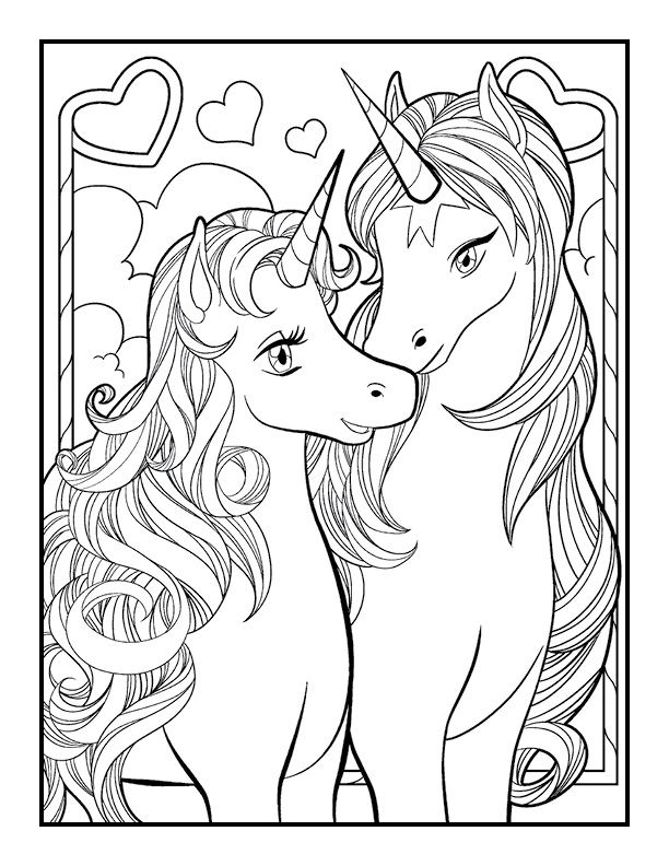 Coloring Book Images Of Unicorns