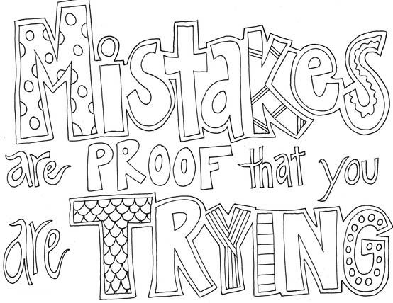 Motivational Coloring Pages For Quotes