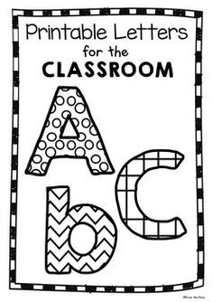 Free Printable Alphabet Letters For Bulletin Boards