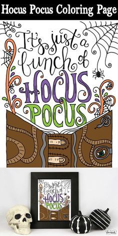 Disney Free Printable Hocus Pocus Coloring Pages