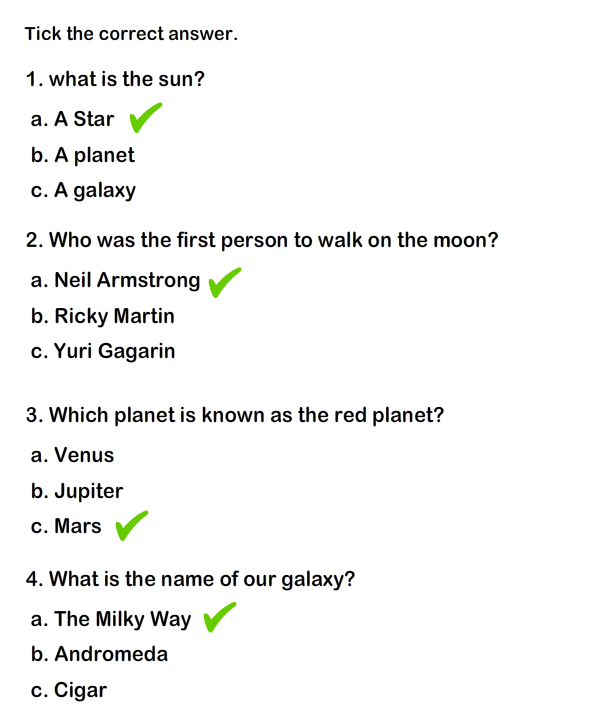 Science Worksheets For Grade 2 Planets