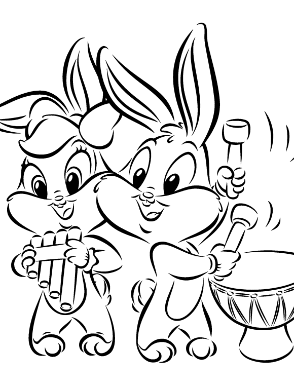 Baby Looney Tunes Coloring Pages