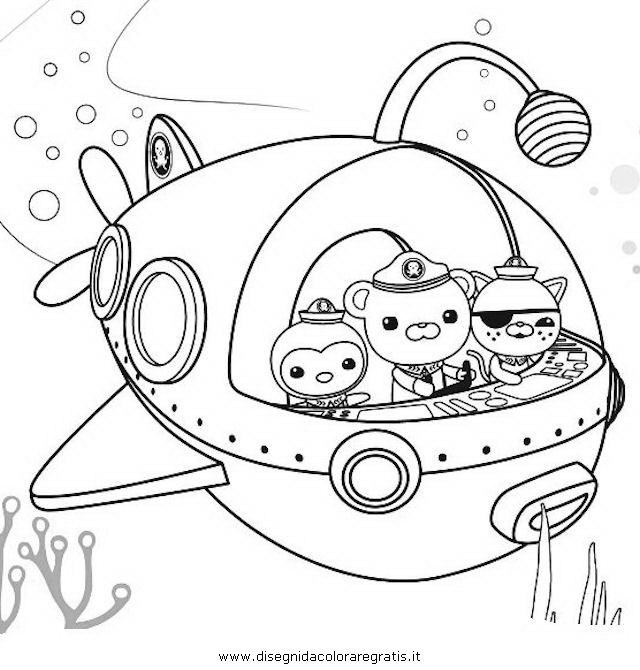 Giant Squid Octonauts Coloring Pages