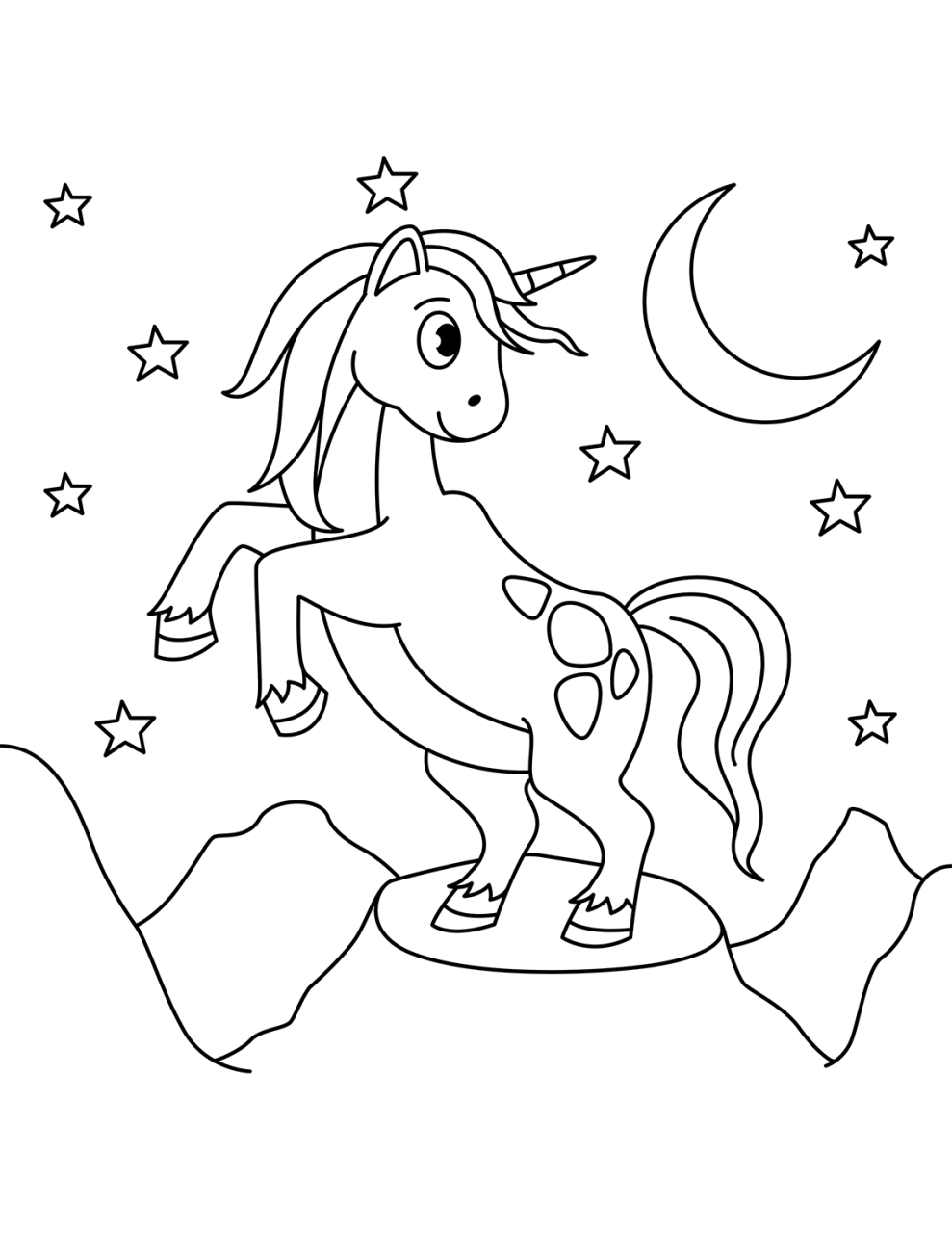 Alicorn Coloring Pages Printable