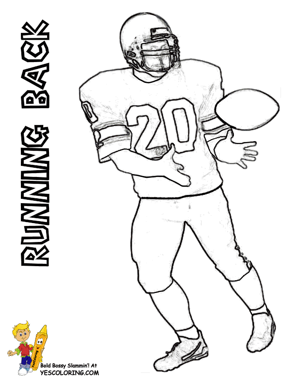 Nfl Coloring Pages Players
