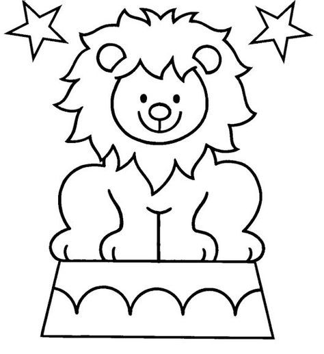 Circus Coloring Pages For Toddlers