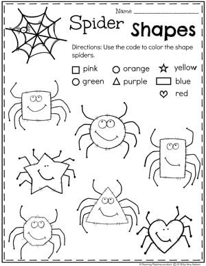 Printable Printable Coloring Halloween Activities For Preschoolers