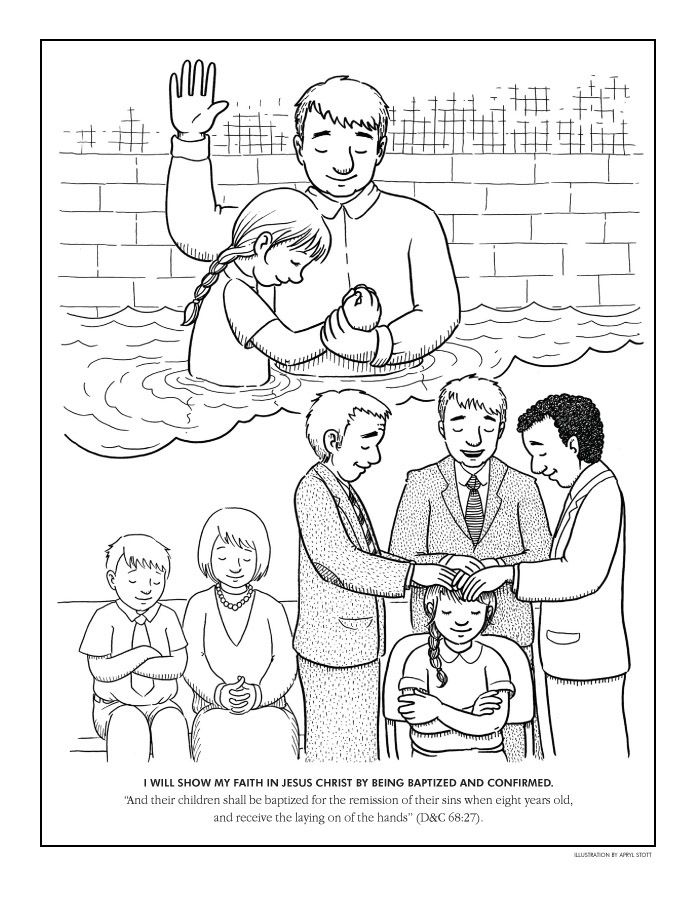 Church Coloring Pages Lds