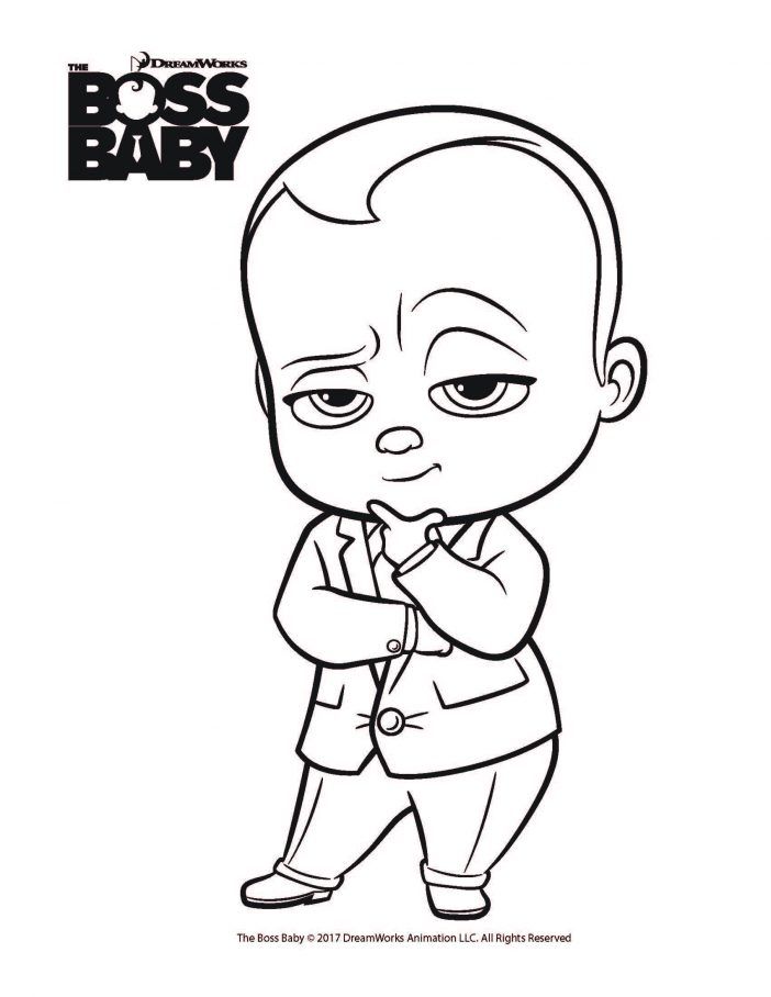 Free Printable Coloring Pages Boss Baby