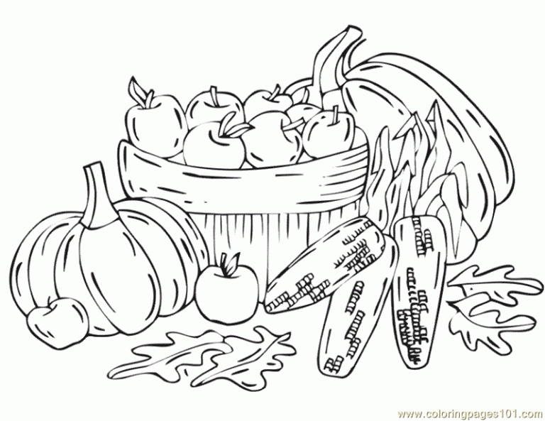 Free Printable Fall Coloring Pages