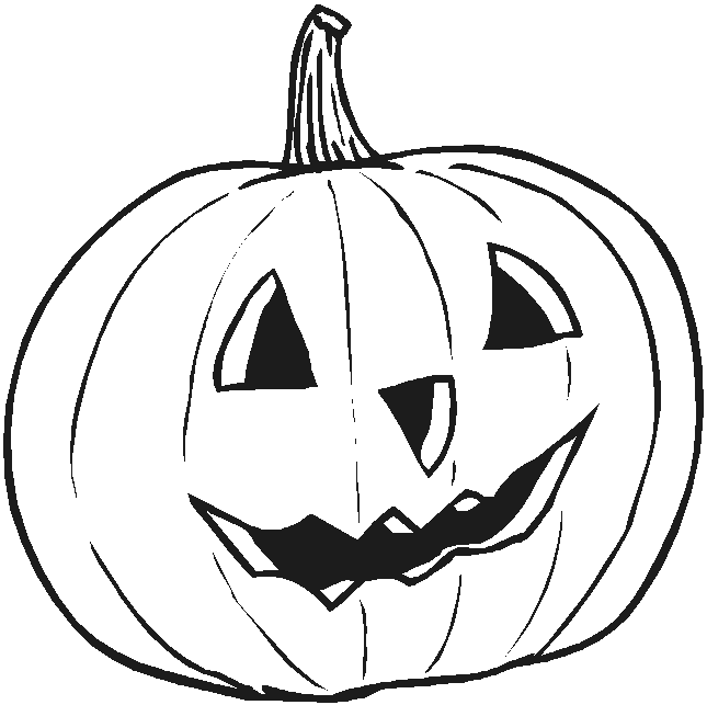 Free Coloring Pictures Of Halloween Pumpkins