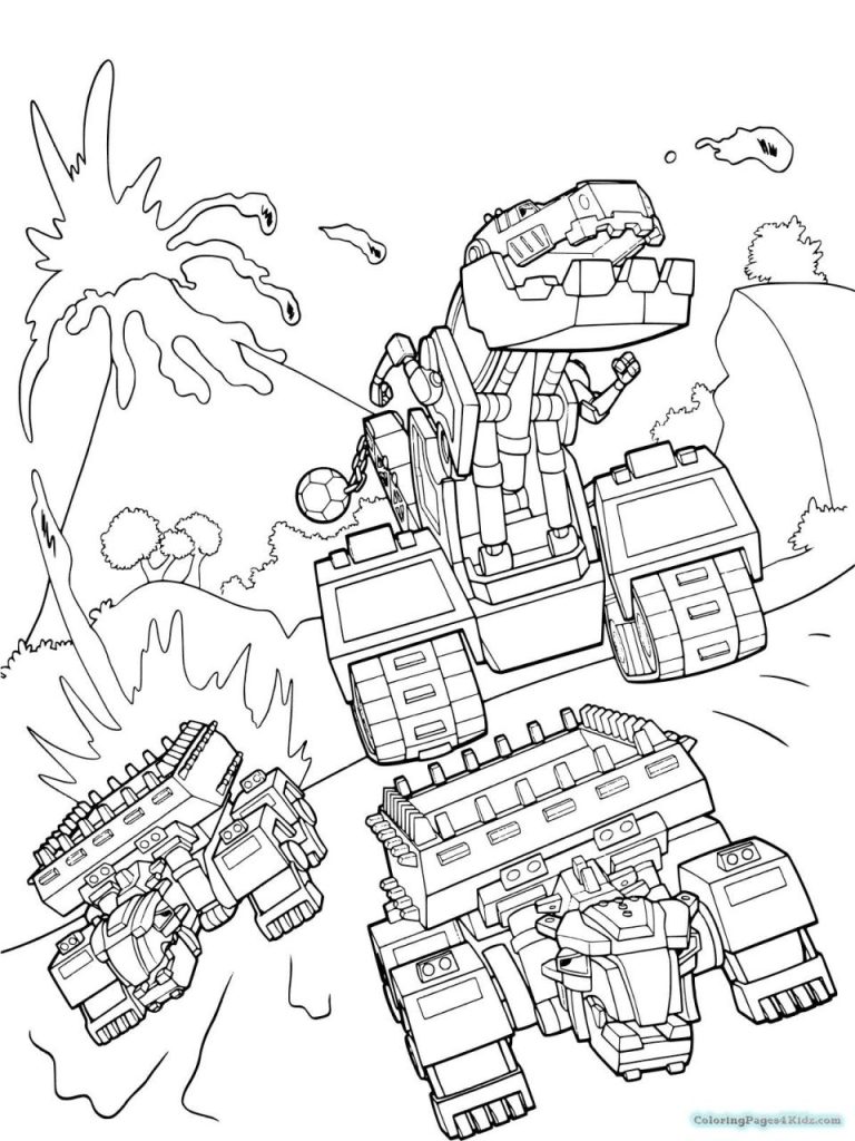 Dinotrux Coloring Pages Free