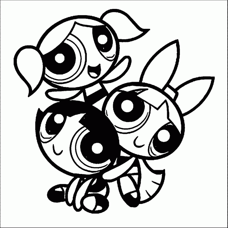 Power Puff Girls Coloring Pages Printable