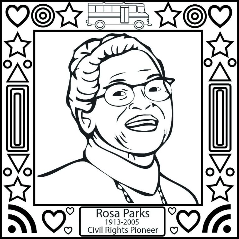 Coloring Book Black History Month Coloring Pages