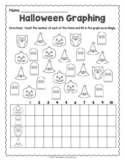 Fun Halloween Worksheets For First Grade