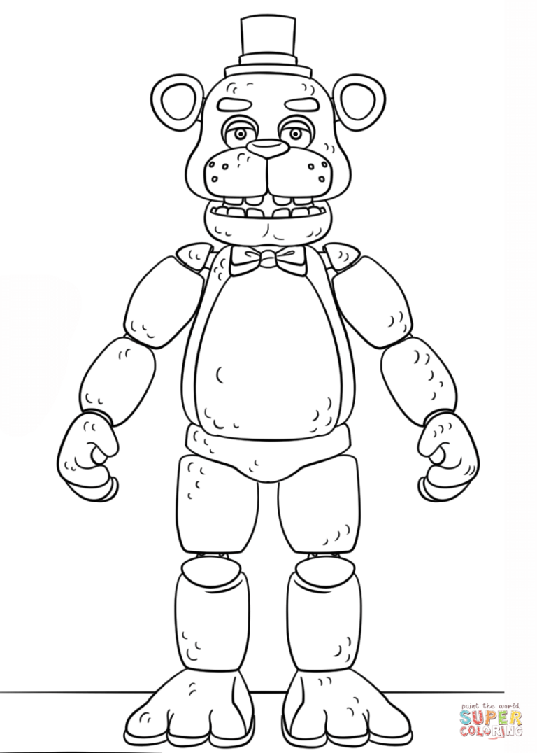 Printable Fnaf Coloring Pages Withered Foxy