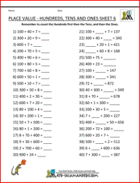Place Value Worksheets 4th Grade Pdf With Answers