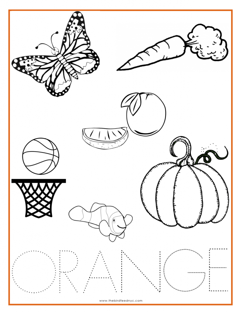Printable Coloring Worksheets For Toddlers