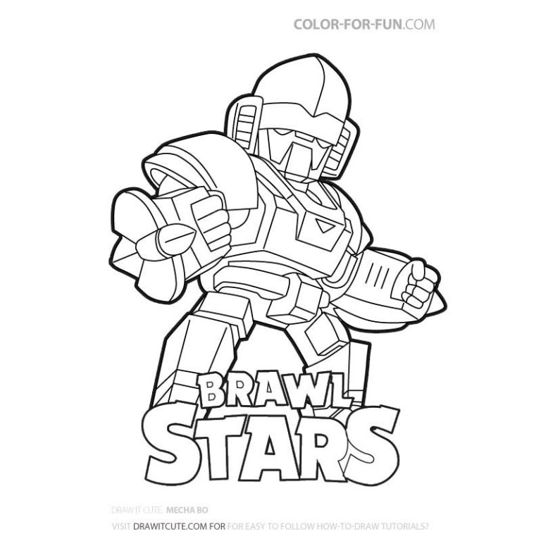 Printable Brawl Stars Coloring Pages Leon