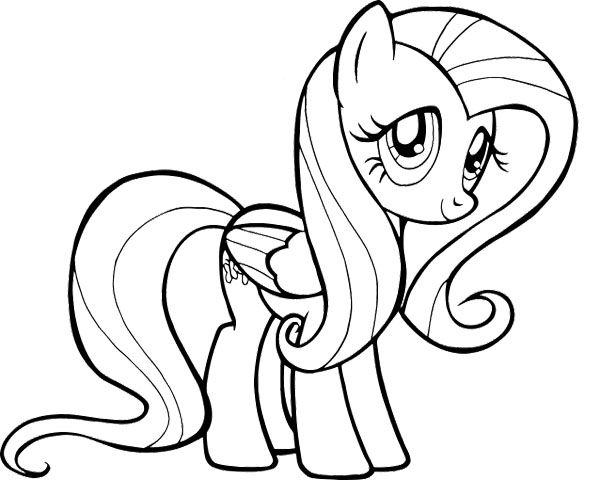 Fluttershy Pinkie Pie Twilight Sparkle My Little Pony Coloring Pages