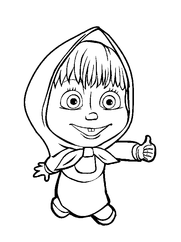 Masha And The Bear Coloring Pages Pdf