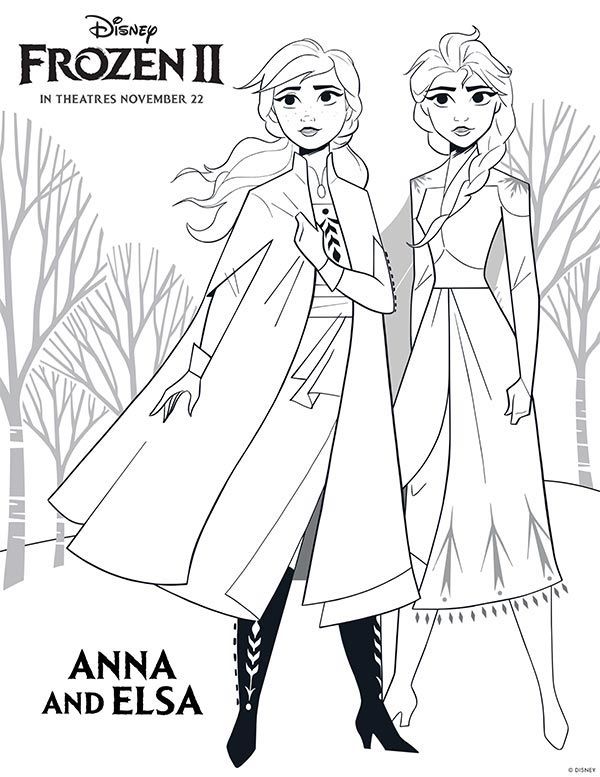 Free Printable Queen Elsa Elsa And Anna Coloring Pages