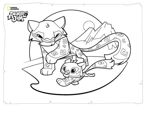 Animal Jam Coloring Pages Lion