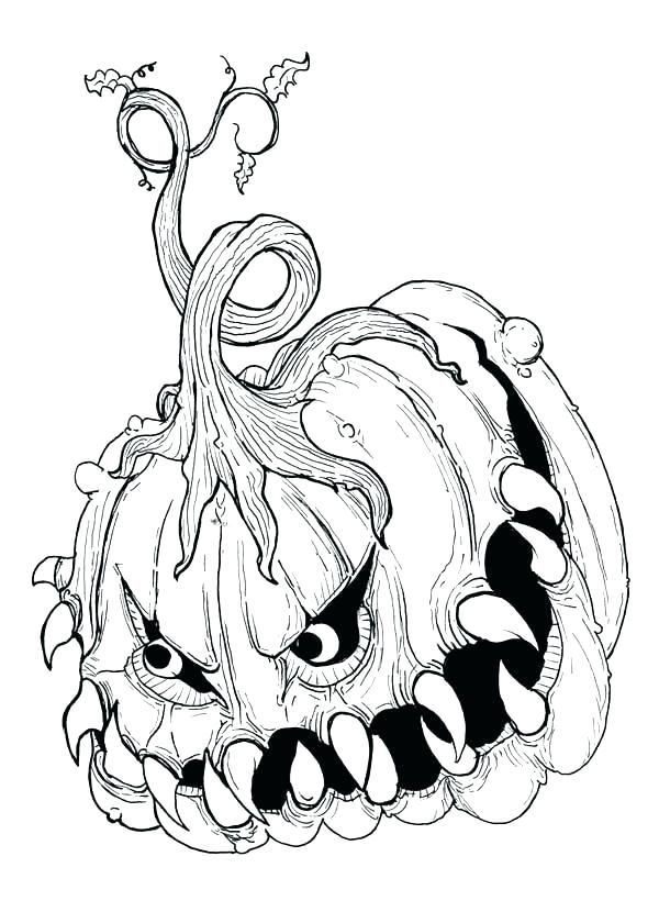 Scary Printable Difficult Colouring Scary Printable Difficult Halloween Coloring Pages
