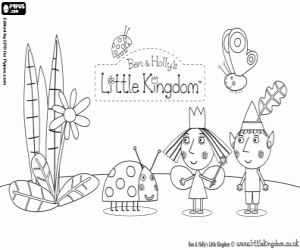 Gaston Ben And Holly Colouring Pages