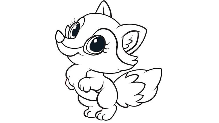 Fox Coloring Pages For Girls