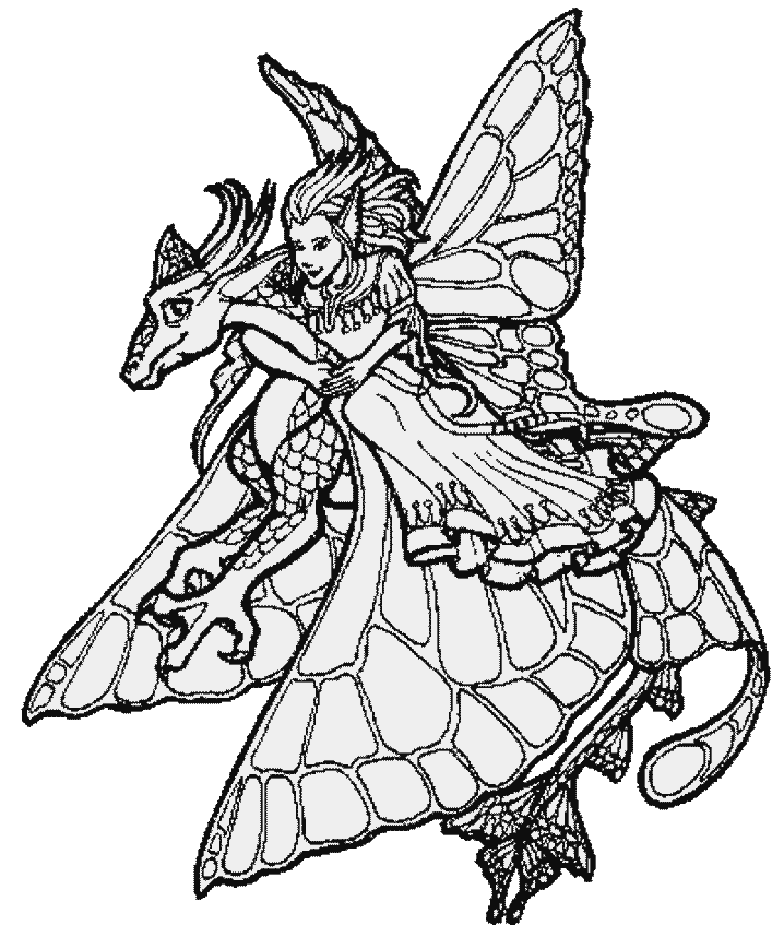 Fantasy Coloring Pages Kids
