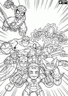 Avengers Colouring Book Games