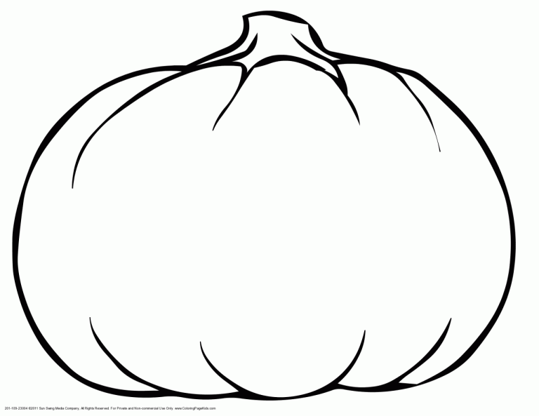 Template Free Printable Pumpkin Coloring Pages