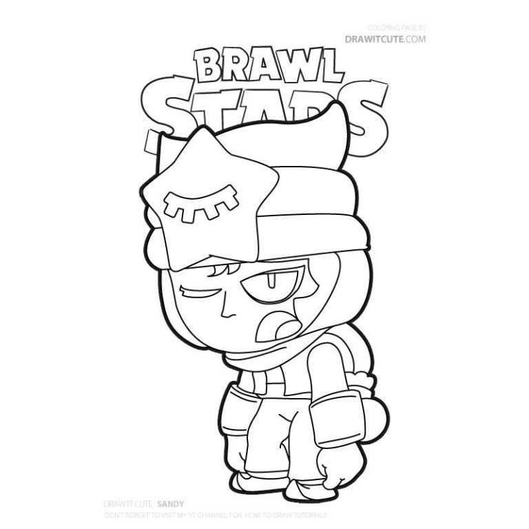 Brawlers Brawl Stars Coloring Pages