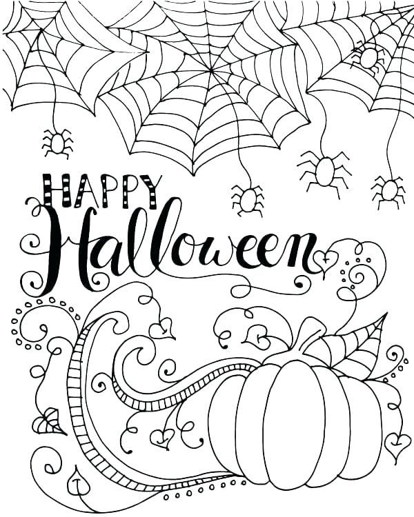 Pdf Halloween Coloring Pages Free Printable