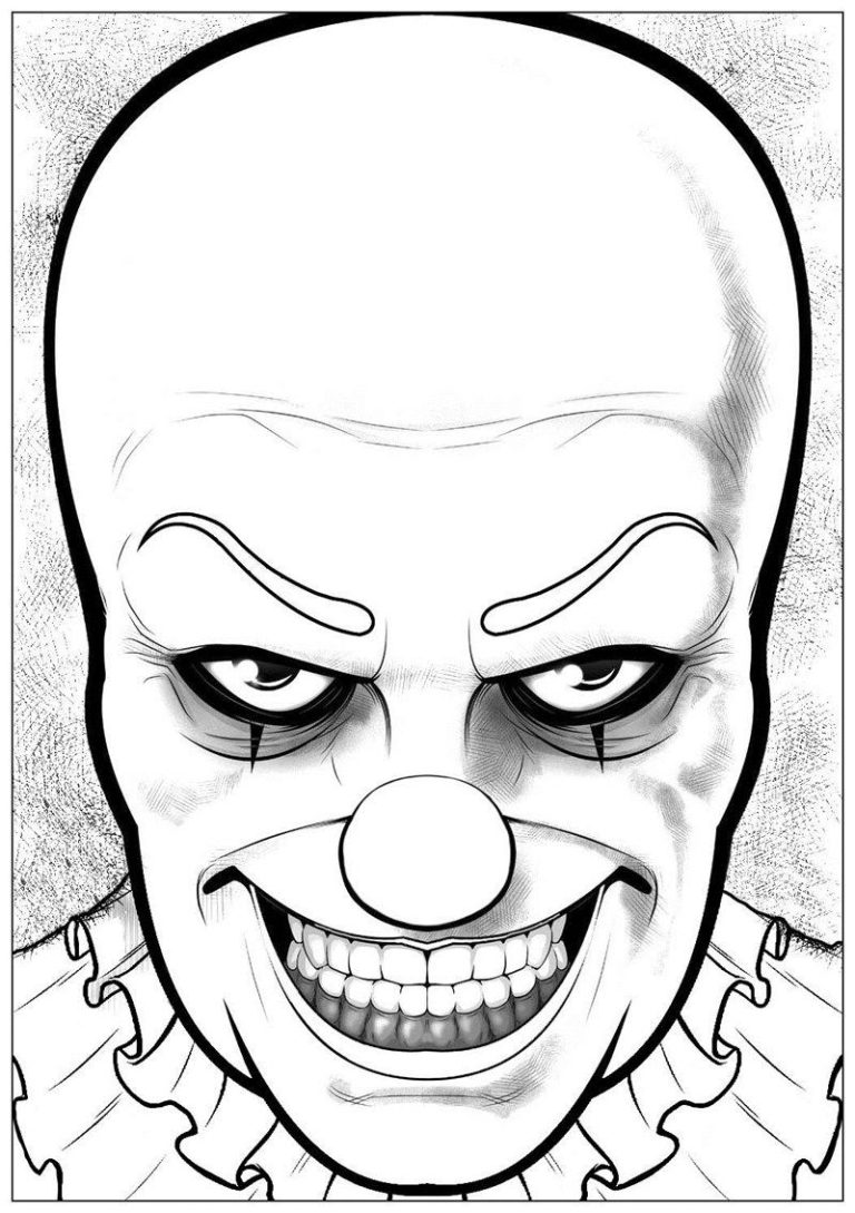 Pennywise Coloring Pages Pdf