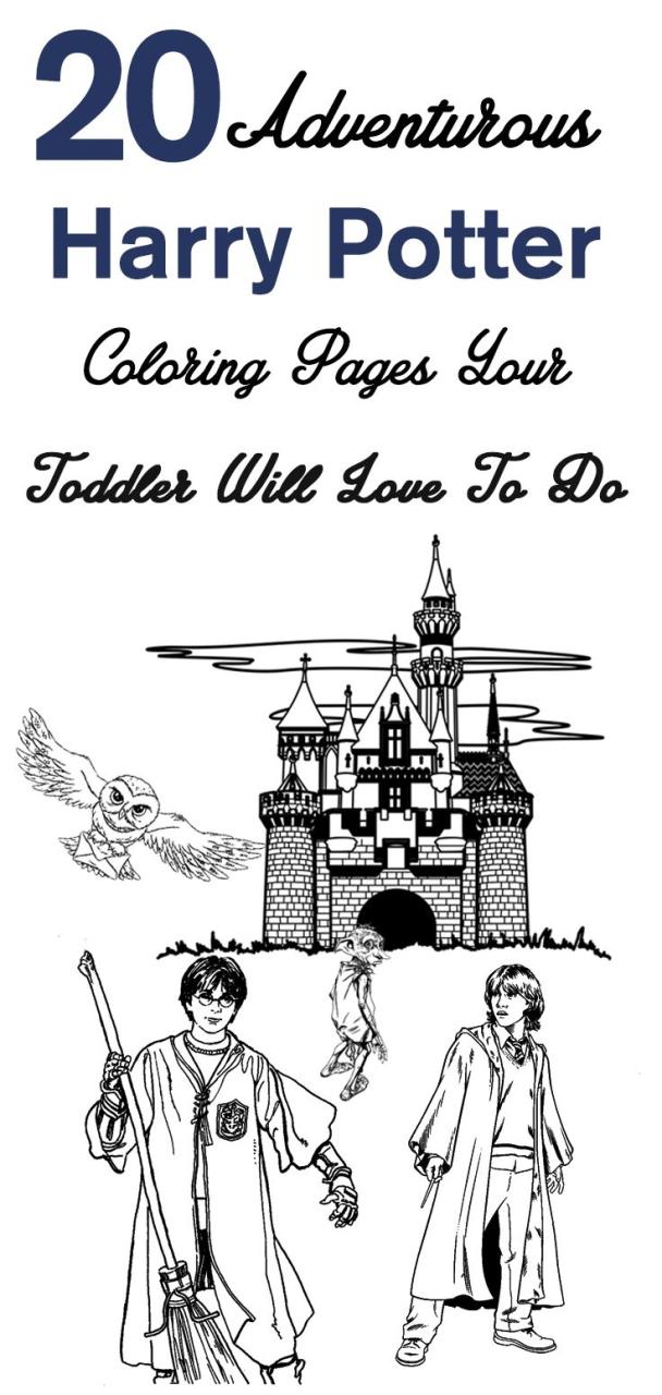 Print Free Printable Easy Harry Potter Coloring Pages