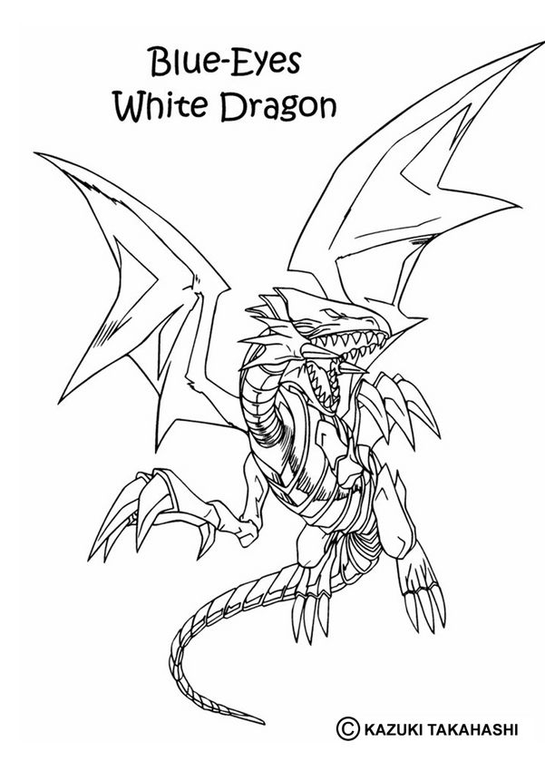 Legendary Yugioh Coloring Pages