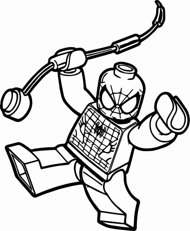 Ultimate Spiderman Lego Spiderman Coloring Pages