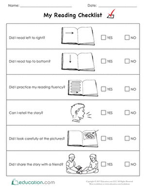 Easy Kindergarten Worksheets Reading