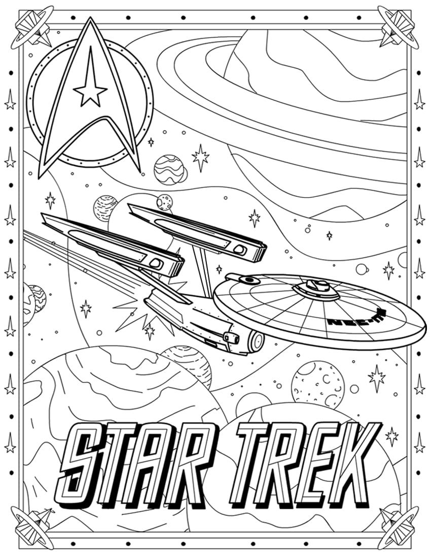 Star Trek Coloring Pages Printable