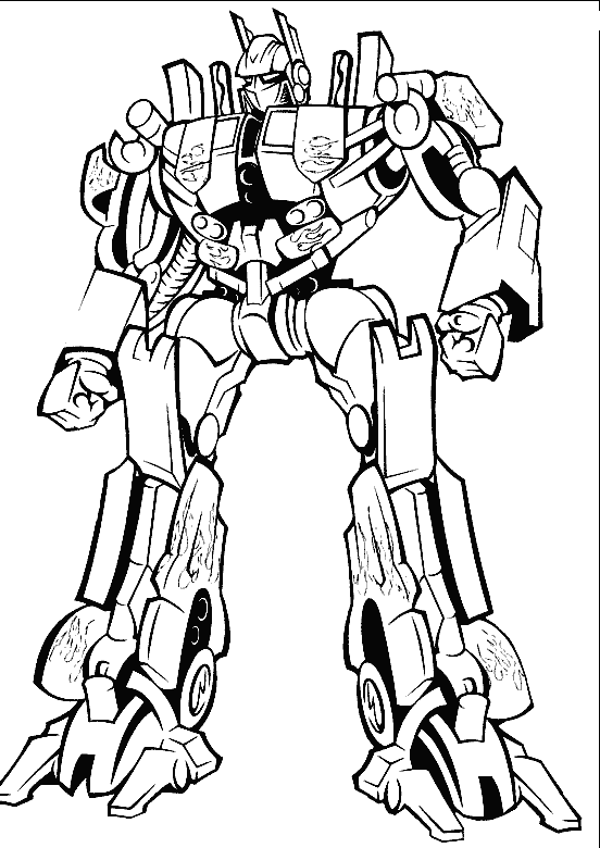Optimus Prime Bumblebee Transformers Coloring Pages