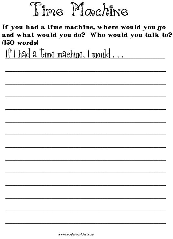 Story Writing Worksheets For Kids