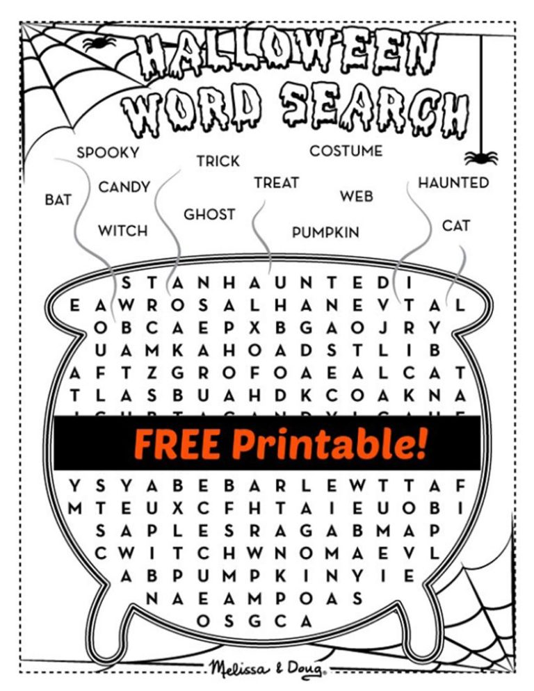 Halloween Fun Worksheets For Kids