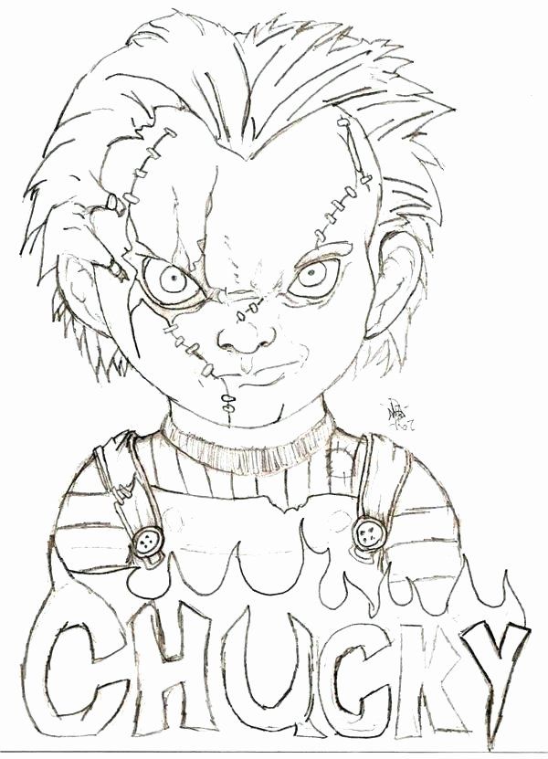Bride Of Chucky Coloring Pages