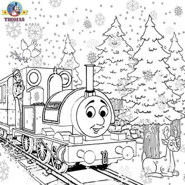 Thomas The Train Coloring Sheets Free