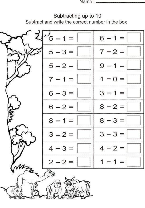 Printable First Grade Math Worksheets For Grade 1