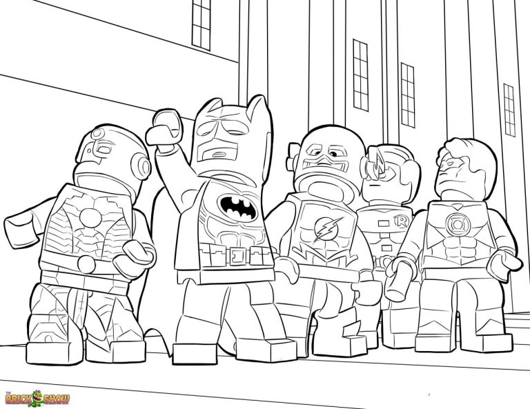 Lego Marvel Superheroes 2 Colouring Pages