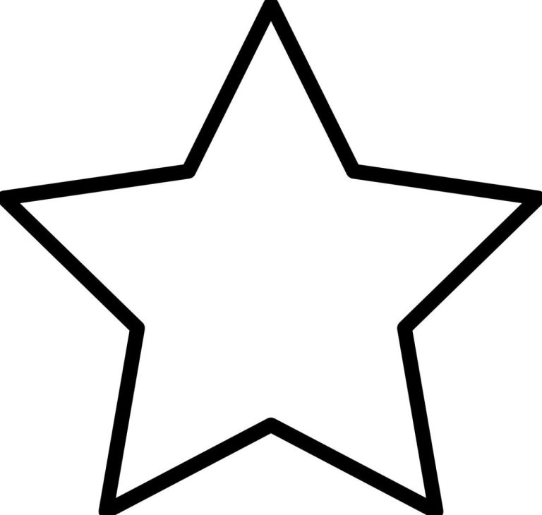 Free Printable Star Colouring Pages
